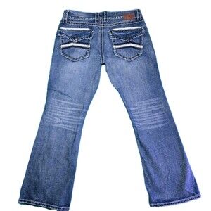 Axe and Crown Jeans Men’s 36x32 (Measures 36X32) Straight Medium Wash Blue Denim